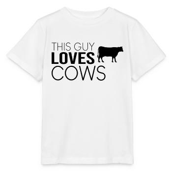 Typ Kuh Spruch - Stanley/Stella Kinder T-Shirt MINI CREATOR  - Weiß - Vorne - Maike (125cm)