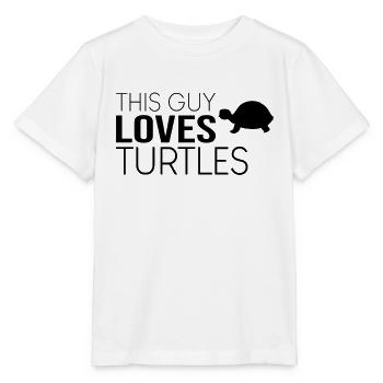Type Turtle Saying - Stanley/Stella MINI CREATOR Kids’ T-Shirt - white - Front - Maike (125cm)