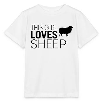 Mädchen Schaf Spruch - Stanley/Stella Kinder T-Shirt MINI CREATOR  - Weiß - Vorne - Maike (125cm)
