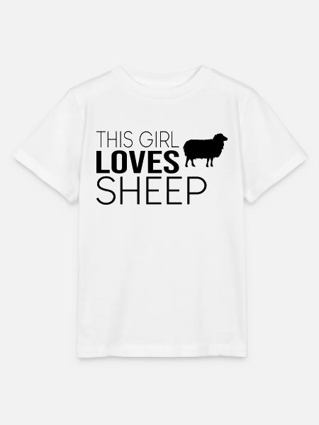 Mädchen Schaf Spruch - Stanley/Stella Kinder T-Shirt MINI CREATOR  - Weiß
