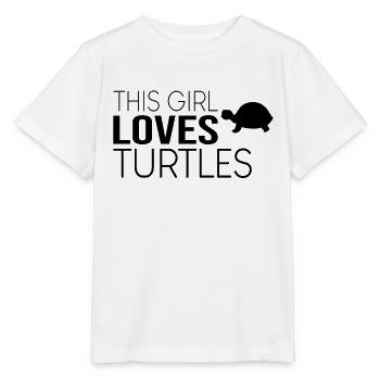 Mädchen Schildkröte Spruch - Stanley/Stella Kinder T-Shirt MINI CREATOR  - Weiß - Vorne - Maike (125cm)