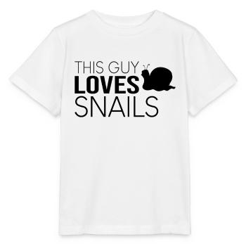 Typ Schnecke Spruch - Stanley/Stella Kinder T-Shirt MINI CREATOR  - Weiß - Vorne - Maike (125cm)