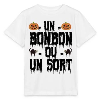 un bonbon ou un sort - T-shirt bio MINI CREATOR Stanley/Stella Enfant - blanc - Devant - Maike (125cm)