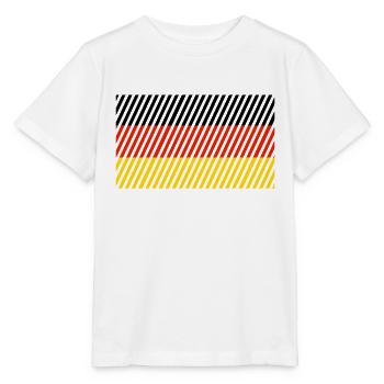 Germany Flag - Stanley/Stella MINI CREATOR Kids’ T-Shirt - white - Front - Maike (125cm)