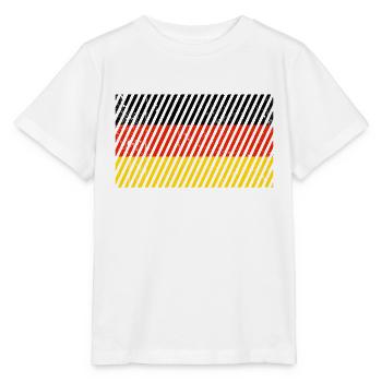 Germany Flag - Stanley/Stella MINI CREATOR Kids’ T-Shirt - white - Front - Maike (125cm)