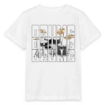 Percussion - T-shirt bio MINI CREATOR Stanley/Stella Enfant - blanc - Devant - Maike (125cm)