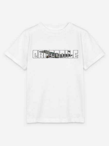 Krokodil - Stanley/Stella Kinder T-Shirt MINI CREATOR - Weiß