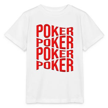 poker - Stanley/Stella MINI CREATOR Kids’ T-Shirt - white - Front - Maike (125cm)