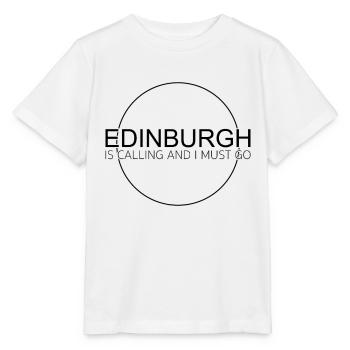 Edinburgh Spruch - Stanley/Stella Kinder T-Shirt MINI CREATOR  - Weiß - Vorne - Maike (125cm)
