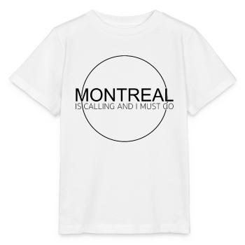 Dicton de Montréal - T-shirt bio MINI CREATOR Stanley/Stella Enfant - blanc - Devant - Maike (125cm)