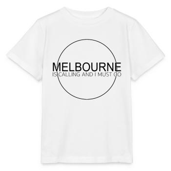 Melbourne Spruch - Stanley/Stella Kinder T-Shirt MINI CREATOR  - Weiß - Vorne - Maike (125cm)