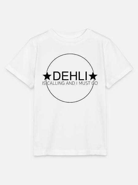 dehli is calling - Stanley/Stella Kinder T-Shirt MINI CREATOR  - Weiß
