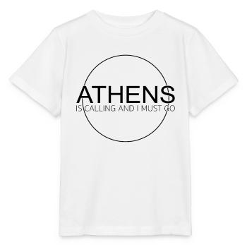 Athen Spruch - Stanley/Stella Kinder T-Shirt MINI CREATOR  - Weiß - Vorne - Maike (125cm)