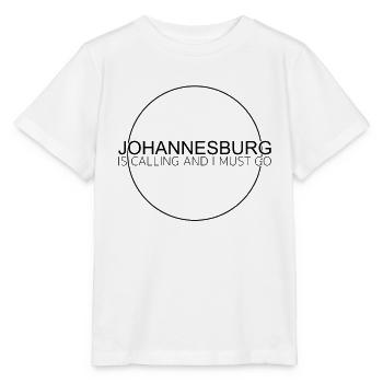 Johannesburg Spruch - Stanley/Stella Kinder T-Shirt MINI CREATOR  - Weiß - Vorne - Maike (125cm)