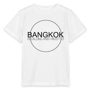 Bangkok quote - Stanley/Stella MINI CREATOR Kids’ T-Shirt - white - Front - Maike (125cm)