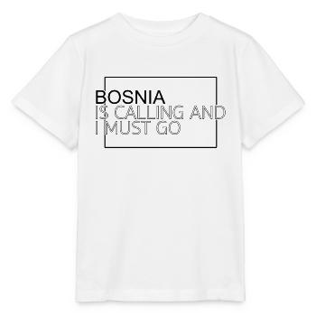 Le dicton de la Bosnie - T-shirt bio MINI CREATOR Stanley/Stella Enfant - blanc - Devant - Maike (125cm)