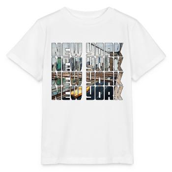 New York - Stanley/Stella Kinder T-Shirt MINI CREATOR  - Weiß - Vorne - Maike (125cm)