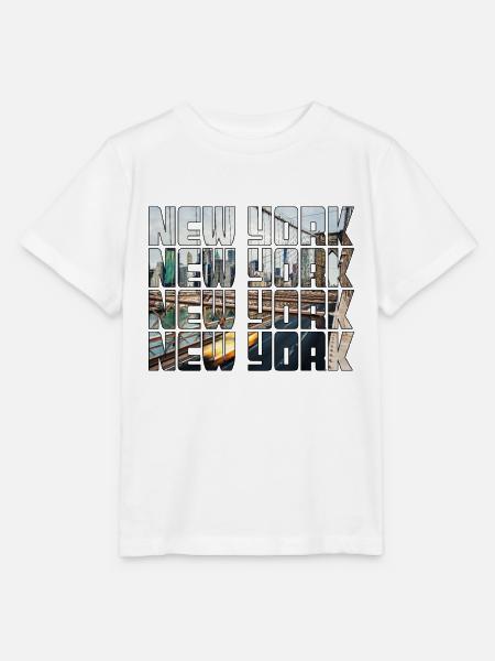 New York - Stanley/Stella Kinder T-Shirt MINI CREATOR - Weiß