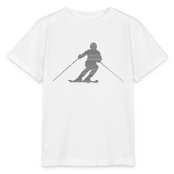 Ski - T-shirt bio MINI CREATOR Stanley/Stella Enfant - blanc - Devant - Maike (125cm)