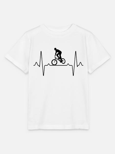 BMX Herzschlag - Stanley/Stella Kinder T-Shirt MINI CREATOR - Weiß