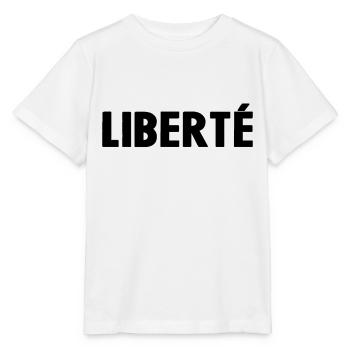 Liberté - T-shirt bio MINI CREATOR Stanley/Stella Enfant - blanc - Devant - Maike (125cm)