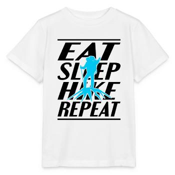 Alimentation Sommeil Randonnée - T-shirt bio MINI CREATOR Stanley/Stella Enfant - blanc - Devant - Maike (125cm)