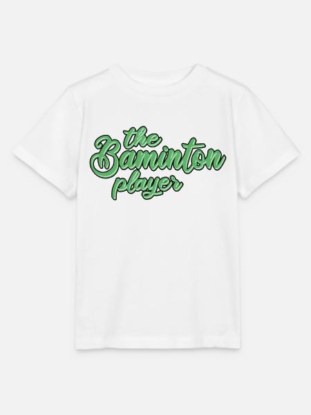 der Badminton Spieler - Stanley/Stella Kinder T-Shirt MINI CREATOR  - Weiß
