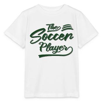 the soccer player - Stanley/Stella Kinder T-Shirt MINI CREATOR  - Weiß - Vorne - Maike (125cm)