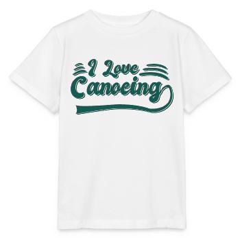 Ich liebe Kanusport - Stanley/Stella Kinder T-Shirt MINI CREATOR  - Weiß - Vorne - Maike (125cm)