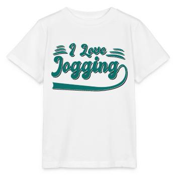J’adore faire du jogging - T-shirt bio MINI CREATOR Stanley/Stella Enfant - blanc - Devant - Maike (125cm)