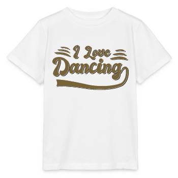 Ich liebe Tanzen - Stanley/Stella Kinder T-Shirt MINI CREATOR  - Weiß - Vorne - Maike (125cm)