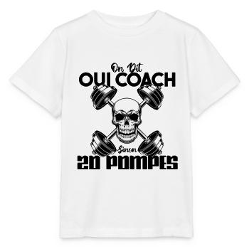 Citation entraineur humour. on dit oui coach.Coach - T-shirt bio MINI CREATOR Stanley/Stella Enfant - blanc - Devant - Maike (125cm)