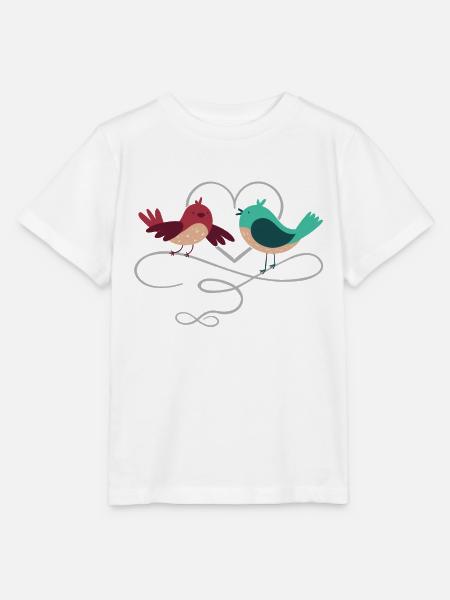 verliebtes Pärchen - Stanley/Stella Kinder T-Shirt MINI CREATOR - Weiß