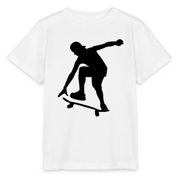 Skater - Stanley/Stella MINI CREATOR Kids’ T-Shirt - white - Front - Maike (125cm)