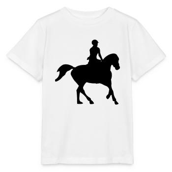 Équitation - T-shirt bio MINI CREATOR Stanley/Stella Enfant - blanc - Devant - Maike (125cm)