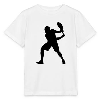 tennis silhouette - Stanley/Stella Kinder T-Shirt MINI CREATOR  - Weiß - Vorne - Maike (125cm)