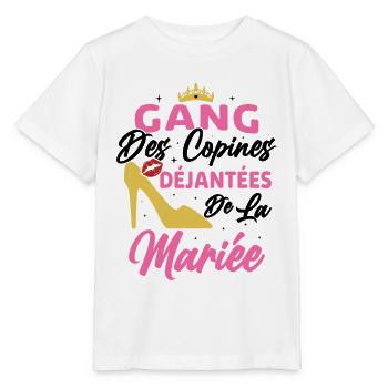 Gang des Copines Déjantées De La Mariée - T-shirt bio MINI CREATOR Stanley/Stella Enfant - blanc - Devant - Maike (125cm)
