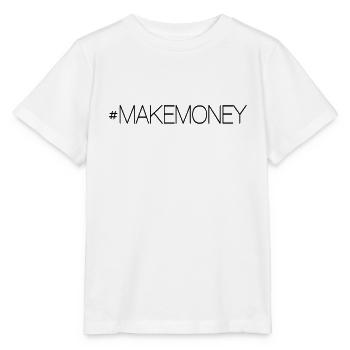 Citation de l’entrepreneur de l’argent - T-shirt bio MINI CREATOR Stanley/Stella Enfant - blanc - Devant - Maike (125cm)