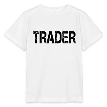 Trader Schriftzug - Stanley/Stella Kinder T-Shirt MINI CREATOR  - Weiß - Vorne - Maike (125cm)