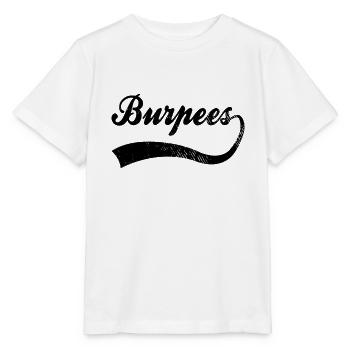 Burpees Schriftzug - Stanley/Stella Kinder T-Shirt MINI CREATOR  - Weiß - Vorne - Maike (125cm)