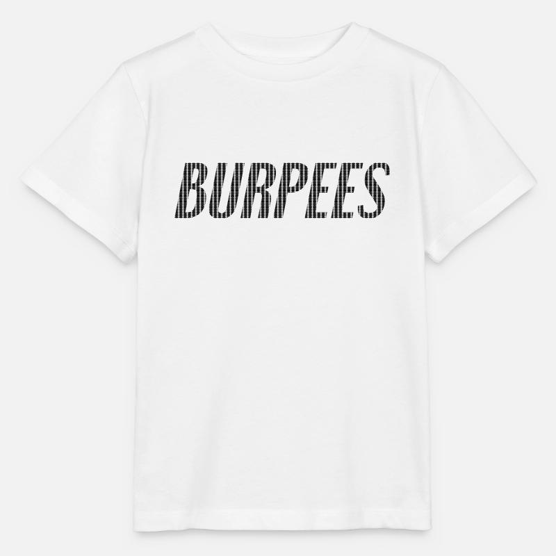 Burpees Schriftzug - Stanley/Stella Kinder T-Shirt MINI CREATOR - Weiß
