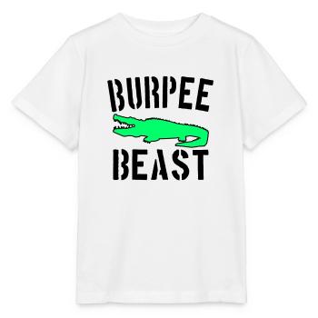 Burpee Beast - Stanley/Stella Kinder T-Shirt MINI CREATOR  - Weiß - Vorne - Maike (125cm)