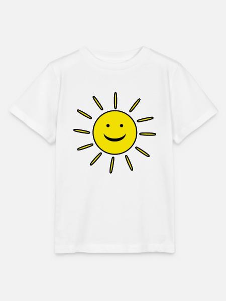 Sonne gute Laune - Stanley/Stella T-shirt MINI CREATOR til børn - hvid