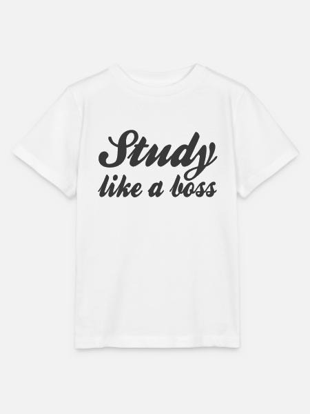 Study Saying - Stanley/Stella MINI CREATOR Kids’ T-Shirt - white