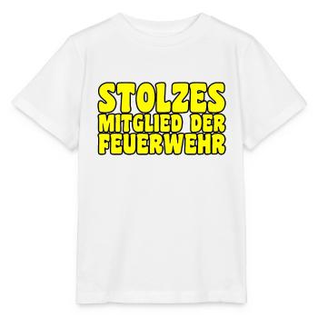 Mitglied der Feuerwehr - Stanley/Stella Kinder T-Shirt MINI CREATOR  - Weiß - Vorne - Maike (125cm)