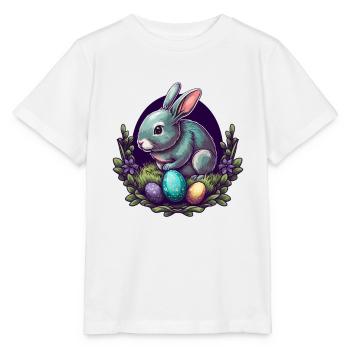 Lapin de Pâques lapin - T-shirt bio MINI CREATOR Stanley/Stella Enfant - blanc - Devant - Maike (125cm)