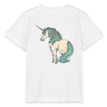Licorne licorne - T-shirt bio MINI CREATOR Stanley/Stella Enfant - blanc - Devant - Maike (125cm)