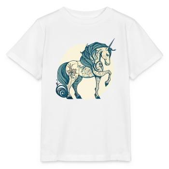 Licorne licorne - T-shirt bio MINI CREATOR Stanley/Stella Enfant - blanc - Devant - Maike (125cm)
