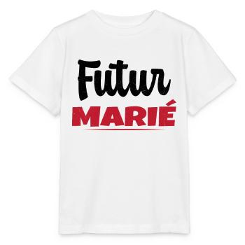 Homme Futur Marié Cadeau Humour EVG - T-shirt bio MINI CREATOR Stanley/Stella Enfant - blanc - Devant - Maike (125cm)