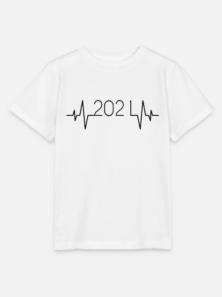 2021 Herzschlag - Stanley/Stella Kinder T-Shirt MINI CREATOR - Weiß